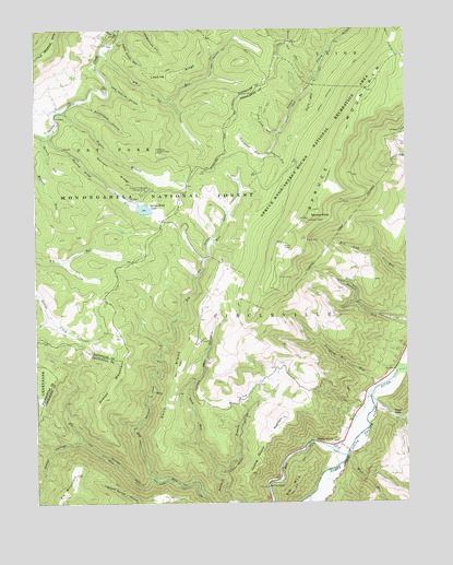 Spruce Knob, WV USGS Topographic Map