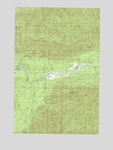 Spruce Mountain, WA USGS Topographic Map