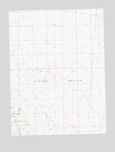 Spruce Mountain NW, NV USGS Topographic Map