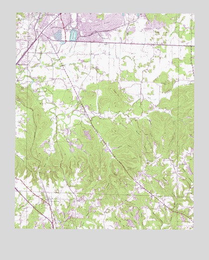 Spruce Pine, AL USGS Topographic Map
