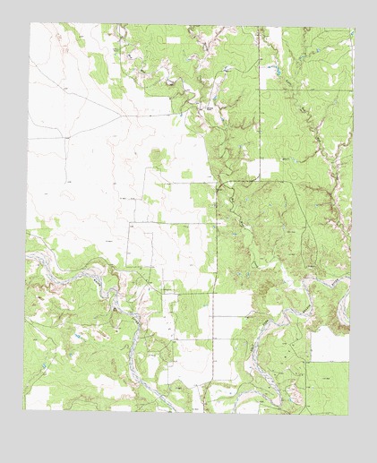 Spur SW, TX USGS Topographic Map