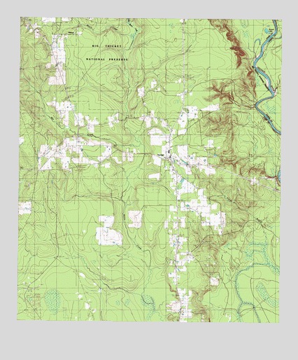 Spurger, TX USGS Topographic Map