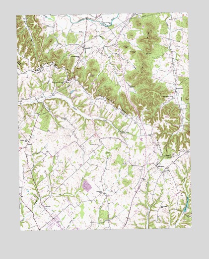 Spurlington, KY USGS Topographic Map