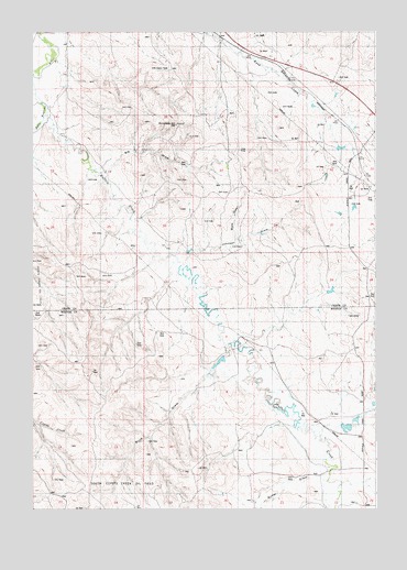 Spyglass Hill, WY USGS Topographic Map
