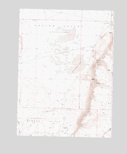 Square Mountain, OR USGS Topographic Map