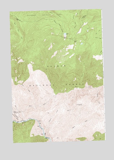 Square Top, ID USGS Topographic Map