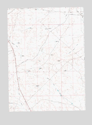 Square Top, WY USGS Topographic Map