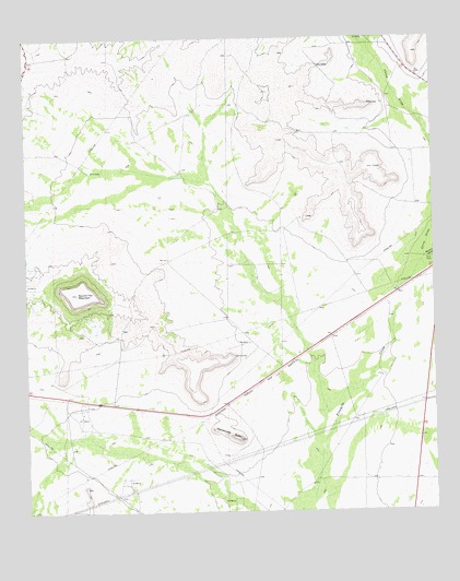 Square Top Mountain, TX USGS Topographic Map