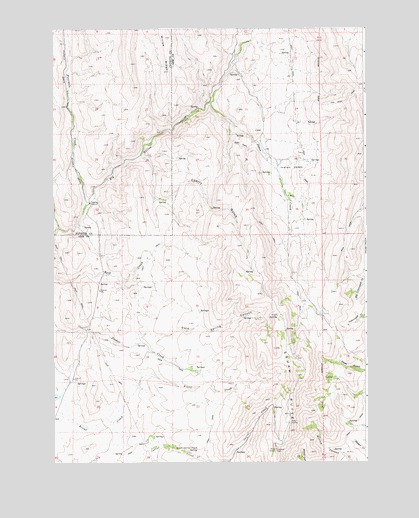 Squaw Butte, ID USGS Topographic Map