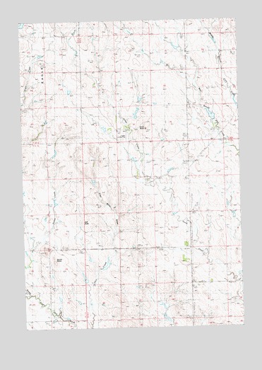 Squaw Buttes, SD USGS Topographic Map