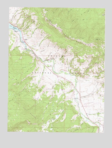 Squaw Creek, CO USGS Topographic Map