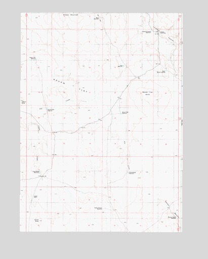 Squaw Flat, OR USGS Topographic Map