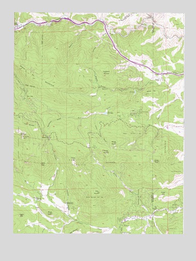 Squaw Pass, CO USGS Topographic Map