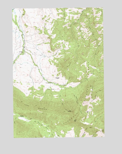 Enos Mountain, MT USGS Topographic Map