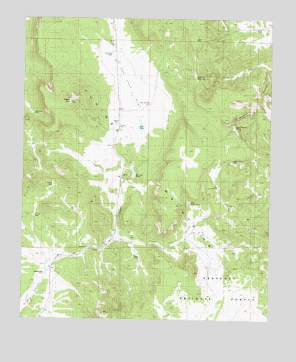 Squaw Peak, AZ USGS Topographic Map