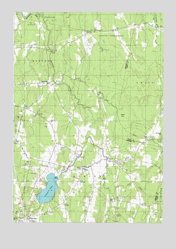 Albion, ME USGS Topographic Map
