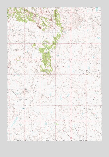 Stack Rocks, MT USGS Topographic Map