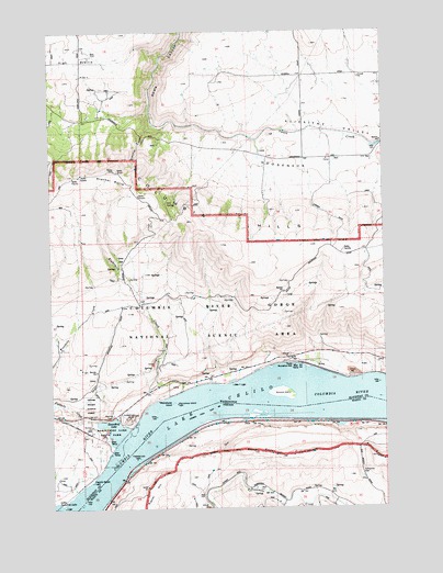 Stacker Butte, WA USGS Topographic Map