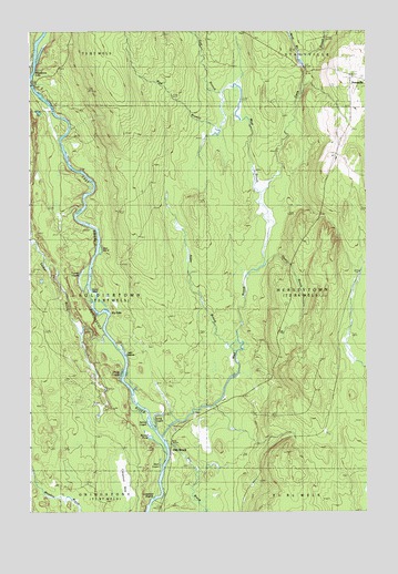 Stacyville, ME USGS Topographic Map
