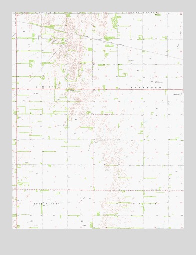 Stafford NW, KS USGS Topographic Map