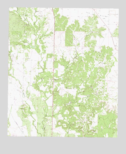 Blackwell NE, TX USGS Topographic Map