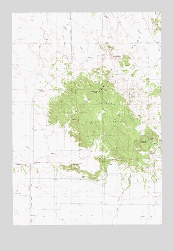 Stagville Draw, MT USGS Topographic Map