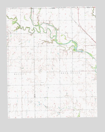 Blackwell NW, OK USGS Topographic Map