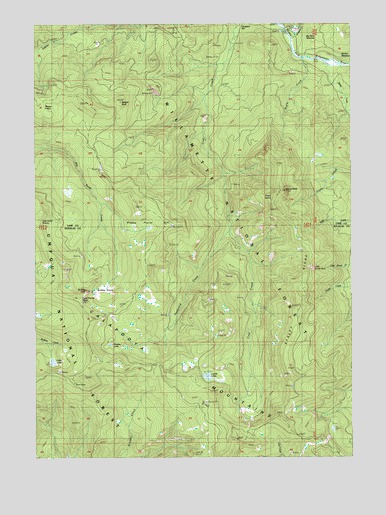 Staley Ridge, OR USGS Topographic Map