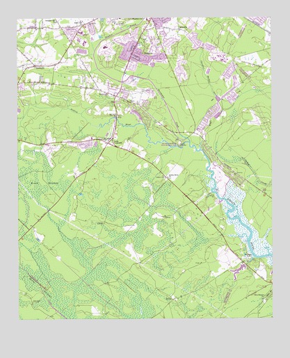Stallsville, SC USGS Topographic Map