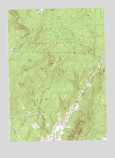 Stamford, VT USGS Topographic Map