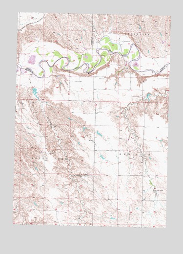 Stamford SE, SD USGS Topographic Map