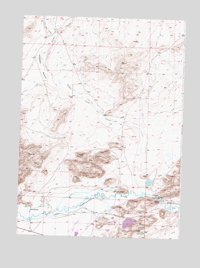 Stampede Meadow, WY USGS Topographic Map