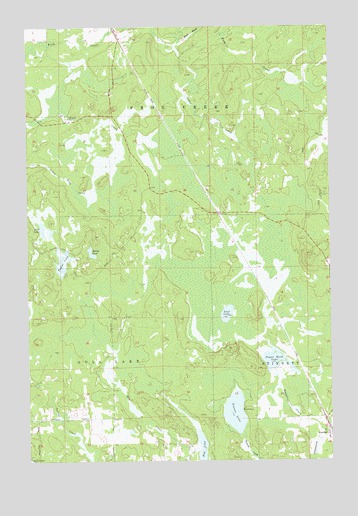 Stanberry West, WI USGS Topographic Map