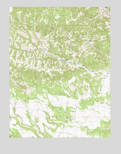 Standardville, UT USGS Topographic Map