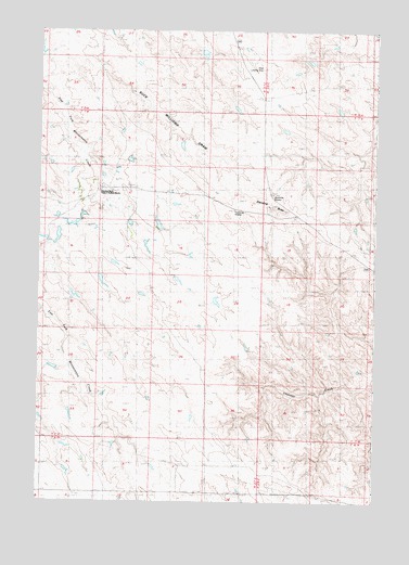 Standing Butte, SD USGS Topographic Map