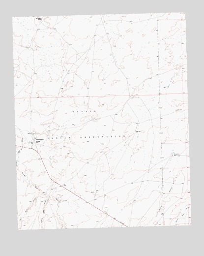 Standing Rock, NM USGS Topographic Map
