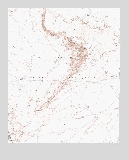Standing Rocks, AZ USGS Topographic Map