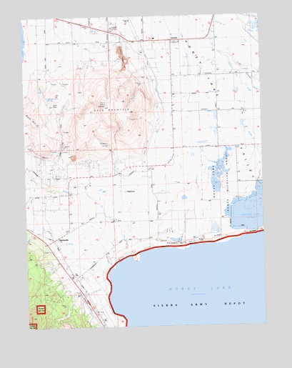 Standish, CA USGS Topographic Map