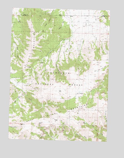 Standrod, UT USGS Topographic Map