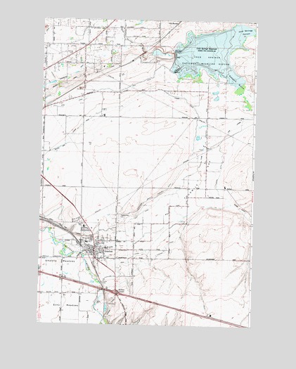 Stanfield, OR USGS Topographic Map