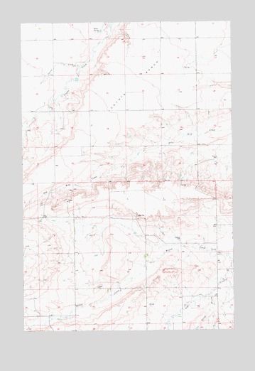 Stanford NE, MT USGS Topographic Map
