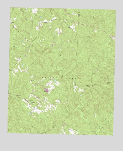 Stanfordville, GA USGS Topographic Map