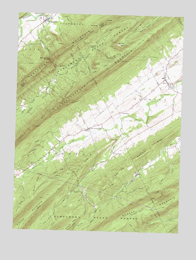 Blain, PA USGS Topographic Map