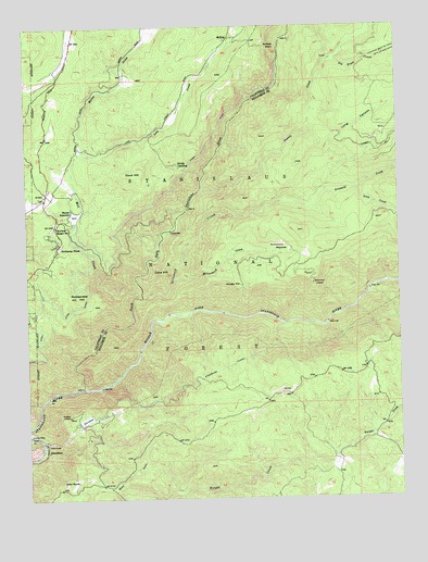 Stanislaus, CA USGS Topographic Map