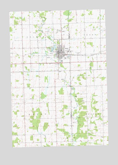 Stanley, WI USGS Topographic Map