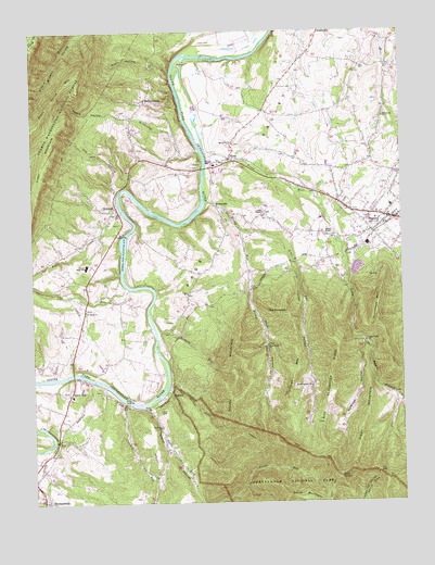 Stanley, VA USGS Topographic Map
