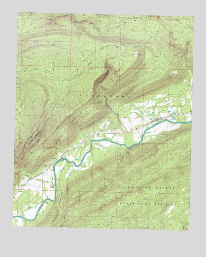 Stanley, OK USGS Topographic Map