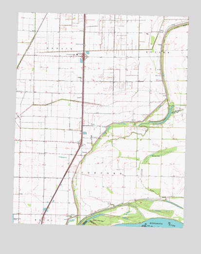 Stanley, MO USGS Topographic Map