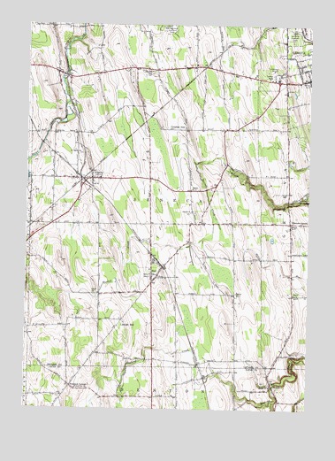 Stanley, NY USGS Topographic Map