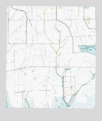 Stanolind Reservoir, TX USGS Topographic Map